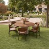 Luck Live 59.05 in. Medieval Modern Round Dining Table, suitable for 6-8 people - 4 of 4