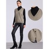 Allegra K Women's Sleeveless Ribbed V Neck Pullover Knit Sweater Vest - 2 of 4
