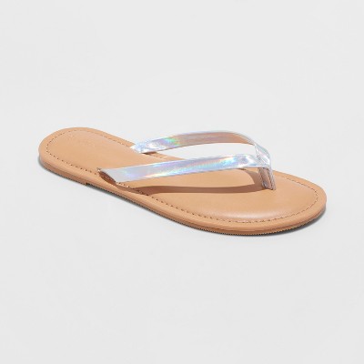 white flip flops target