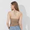 Women's Ruched Halter Top - Wild Fable™ Oatmeal - 2 of 3