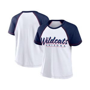 NCAA Arizona Wildcats Women's White Stitch T-Shirt - 1 of 3