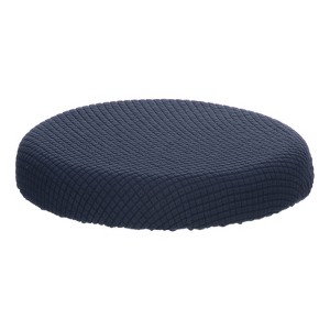 Unique Bargains Round Washable Elastic Bar Stool Cover for Dia 11"-13" Chair - 1 of 4