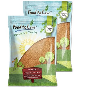 Yellow Mustard Seeds - Non-GMO Verified, Kosher, Raw, Vegan, Bulk - by Food to Live - 1 of 4