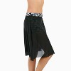 Calypsa Women's 3in1 Swim Skirt With Attached Shorts - 2 of 4