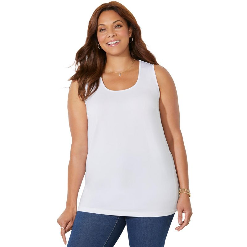 Catherines Women's Plus Size The Timeless Tank, 1 of 2