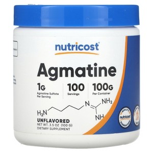 Nutricost Agmatine, Unflavored, 3.5 oz (100 g) - 1 of 2