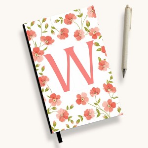 Personalization Mall Flowery Initial Personalized Journal - 1 of 1