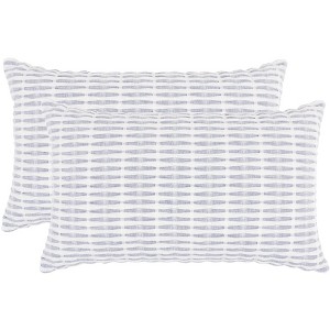 KAF Home Pleated Please Cotton Set of 2 Pillow Covers - 12 x 20-inch - 1 of 1