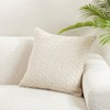 Saro Lifestyle Textured Waffle Weave Down Filled Pillow - 4 of 4