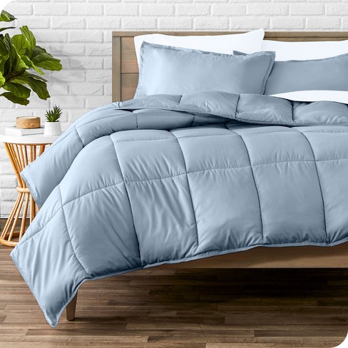 Bare Home 2-piece Goose Down Alternative Comforter Set In Dusty Blue ...
