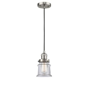 Canton - 1 Light Cord Hung Mini Pendant In Industrial Style-10 Inches Tall and 5.25 Inches Wide - 1 of 1