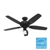 52" Builder Ceiling Fan with Light Kit and Pull Chain (Includes LED Light Bulb) - Hunter Fan - 2 of 4