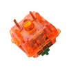 Electro Burst Tangerine V2 Switches - Lubed Linear Custom Keyboard Switches 20pcs - 4 of 4