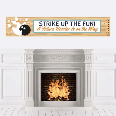 Big Dot of Happiness Strike Up the Fun - Bowling - Baby Shower Decorations Party Banner