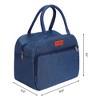 REGALWOVEN Oxford Insulated Large Capacity Storage Lunch Bags 10.6 x 6.3 x 9.1 Inches - 2 of 4