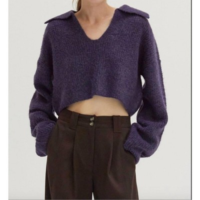 Women's Carter Waffle Polo Sweater - CRESCENT