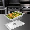 VEVOR 4 Pack Steam Table Pans 20.9 x 12.8 x 3.9 Inch Deep Steam Table Pan Full Size 13L Deep Food Container Stainless Steel Oven Tray, Silver - 2 of 4