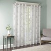 PAGED Palm Leaf Burnout Sheer Curtains,Window Curtain Panels with Grommet Top,Curtains for Living Room,Bedroom - 2 of 4
