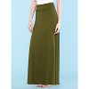 Women's Solid Floor-Length Lounge Skirt - Lightweight Flare Maxi Skirt (S-3XL) - 3 of 4