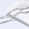 Figaro Chain Necklace for Women 16" Sterling Silver 5mm  Ginger Lyne Collection - 2 of 4