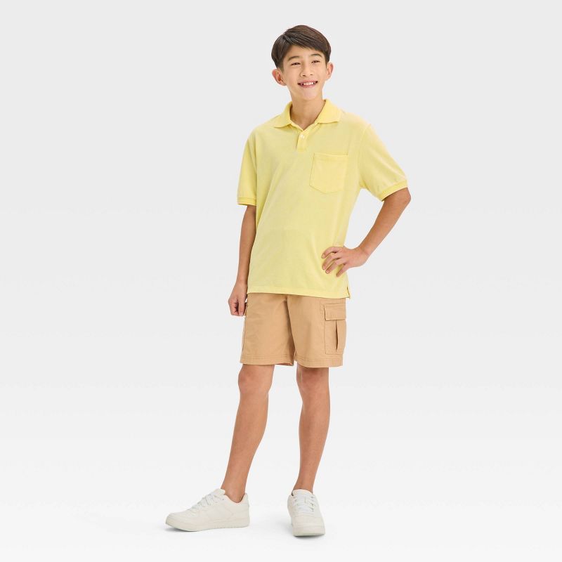 Boys' Short Sleeve Washed Polo Shirt - art class™, 4 of 5