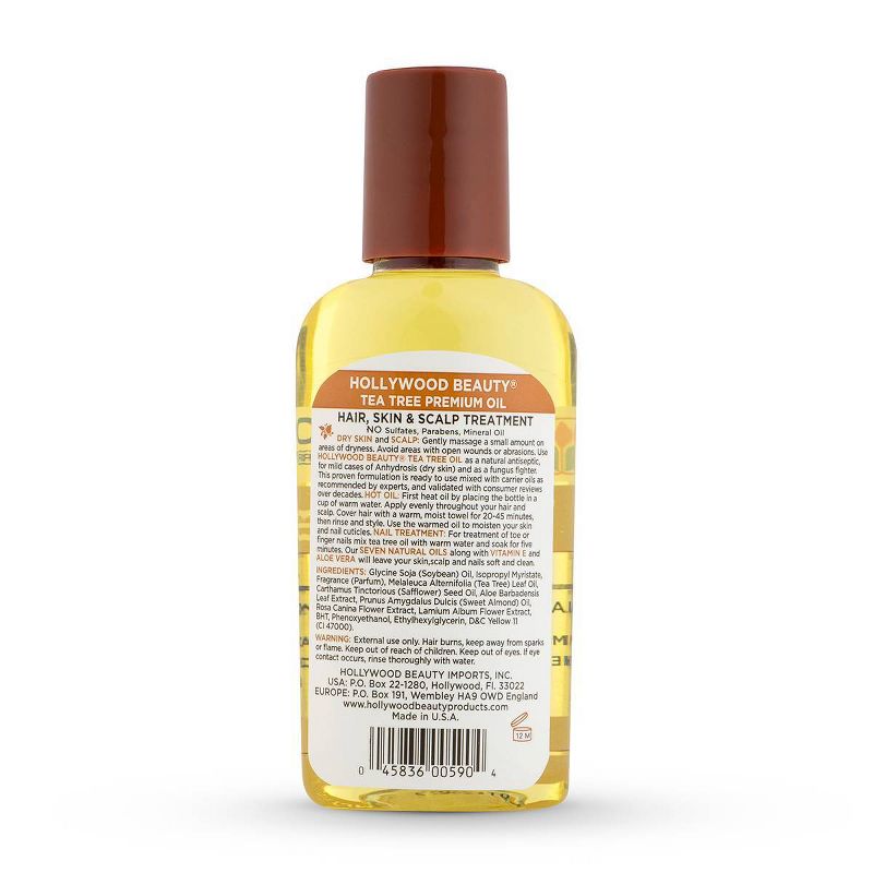 Hollywood Beauty Tea Tree Oil Skin and Scalp Treatment - 2 fl oz, 3 of 8