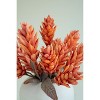 Botanica Stem Spray – 26"L Bendable EVA Foam Floral Accent in Orange, Set of 12 by Kalalou - 3 of 3