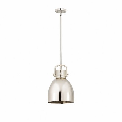 Newton Bell - 1 Light Pendant In Industrial Style-16.75 Inches Tall and 10 Inches Wide