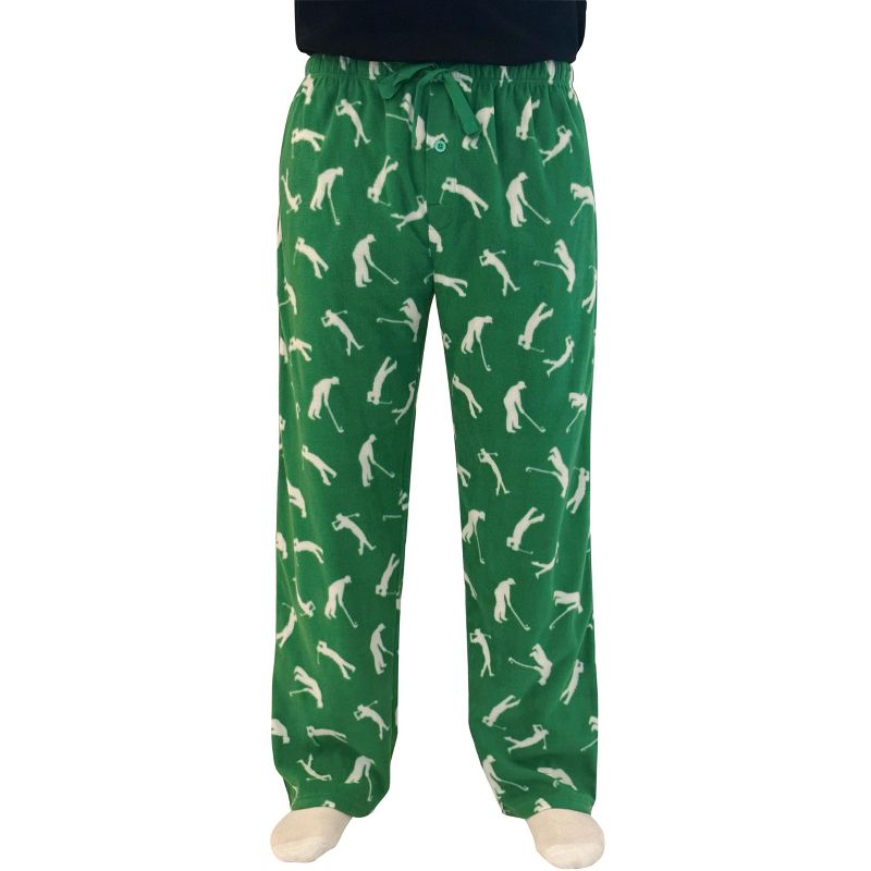 #followme Men's Microfleece Pajamas - Plaid Pajama Pants for Men - Lounge & Sleep PJ Bottoms, 1 of 4