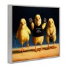 Stupell Industries Funny Exercise Workout Chicks Animals Framed Giclee Art, Gray, 30" x 24" - 2 of 4