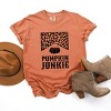 Simply Sage Market Leopard Pumpkin Junkie Garment Dyed Tee - L - Yam - 3 of 4