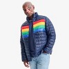 Primary Adult Puffer Jacket In Stripe (Unisex Fit) - 2 of 2