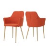 Set of 2 Zeila Mid Century Dining Chair - Christopher Knight Home - 2 of 4