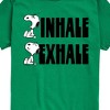 Boys' - Peanuts - Snoopy Inhale Exhale Short Sleeve Graphic T-Shirt - 2 of 4