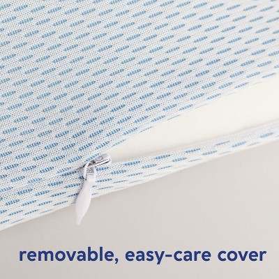 Vibe Smart Edge Multi-Position Gel Infused Memory Foam Pillow, Standard Size