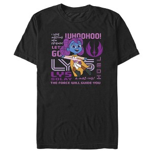 Men's Star Wars: Young Jedi Adventures Lys Solay Phrases T-Shirt - 1 of 4