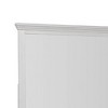 Royal Hampton Dresser Mirror, White Solid Wood, Subtle Frame Details, 38x42 - 4 of 4