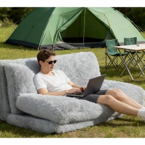 Kumasinova Bean Bag Chairs for Adults,Folding Floor Sofa Bed with Memory Foam,Comfy Reading Nook Chair for Bedroom,Living Room Furniture - 1 of 4