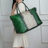 MKF Collection Raven Faux Crocodile-Embossed Women’s Duffle Bag by Mia K - 3 of 4
