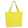 Dalix 20" Solid Color Cotton Canvas Shopping Tote Bag - 4 of 4
