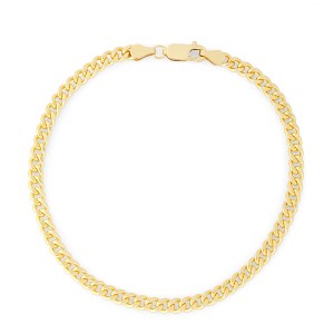 Giorgio Di Vicenza Gold-Filled 4.2mm Men's Flat Curb Chain Bracelet - 1 of 2
