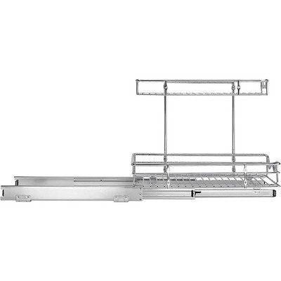Chrome 2-Tier Under Sink Pull-Out Organizer
