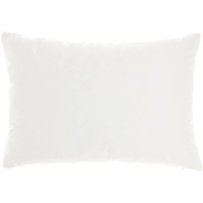14"x20" Silver Embroidered Poly-Velvet Lumbar Pillow