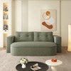 NicBex Functional Foldable Futon Sofa Bed with Plush Blanket & Pillows,Convertible Sleeper Deep Seat  Sofa Couch for Living Room - 2 of 4
