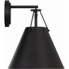 Crystorama Lighting Xavier 1 - Light Sconce in  Matte Black - 2 of 4