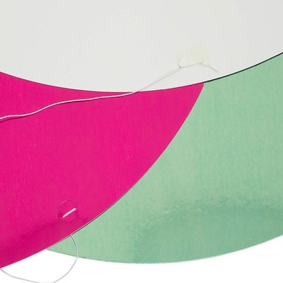 Metallic Multicolor Cone Birthday Party Hats for Kids and Adults