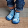 Komuello Baby Boy/ First Walk Sock Shoes Piglet Blue - 3 of 4