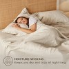 Cotton Sheets Set, Blend from Linen Cotton Bedsheets, GentleSoft™ & Breathable Bedsheets with 16 Inches Pocket, Gifts for All Seasons - 4 of 4