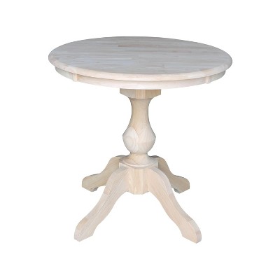 International Concepts 30" Round Top Pedestal Table - 28.9"H