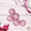 Northlight Shatterproof Matte Christmas Ball Ornaments 2.5" (60mm) - Bubblegum Pink - 60ct - 2 of 3